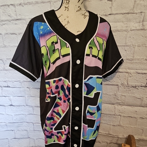 Black Multicolor Kids Jersey Mr. Bao XL - Picture 5 of 12